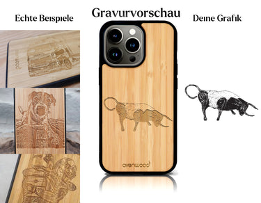 INDIVIDUEL iPhone 15 Pro bambou plastique